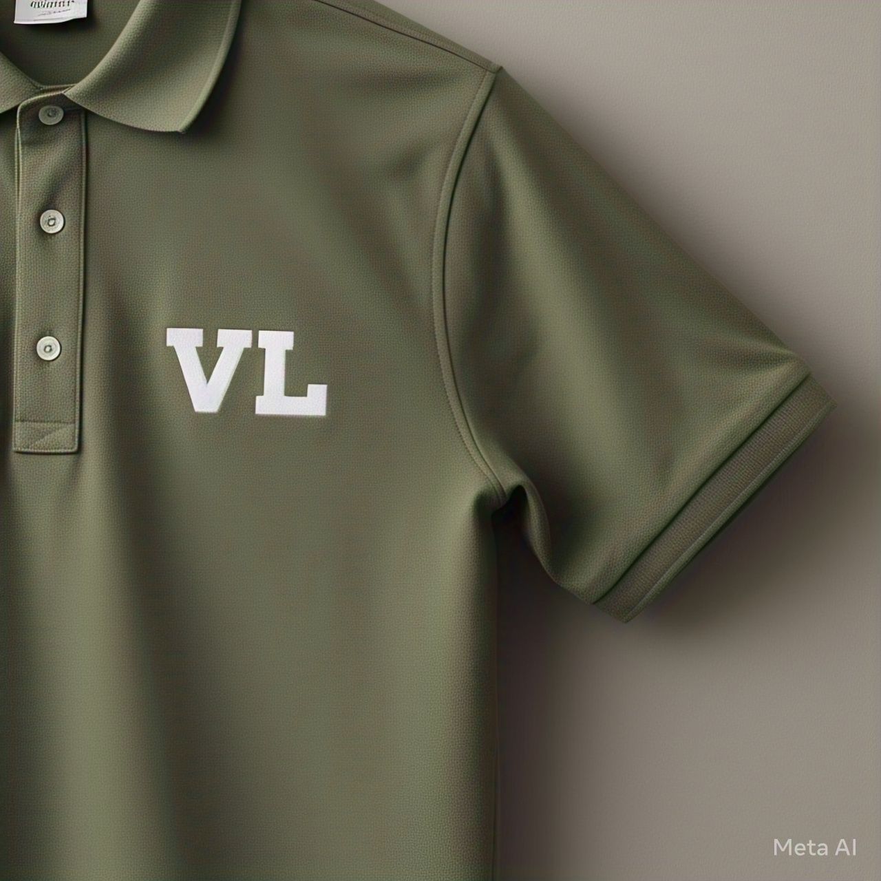 VL Half Sleeve Army Green T Shirt For Men