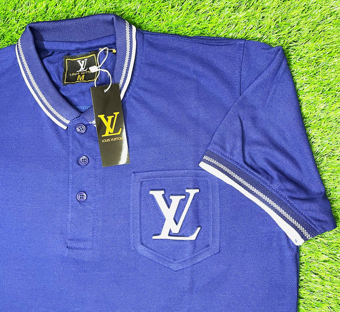 VL Half Sleeve Royal Blue T Shirt For Men