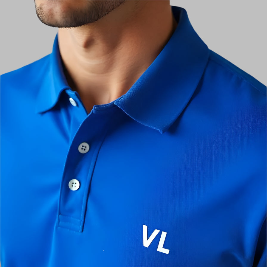 VL Half Sleeve Royal Blue T Shirt For Men